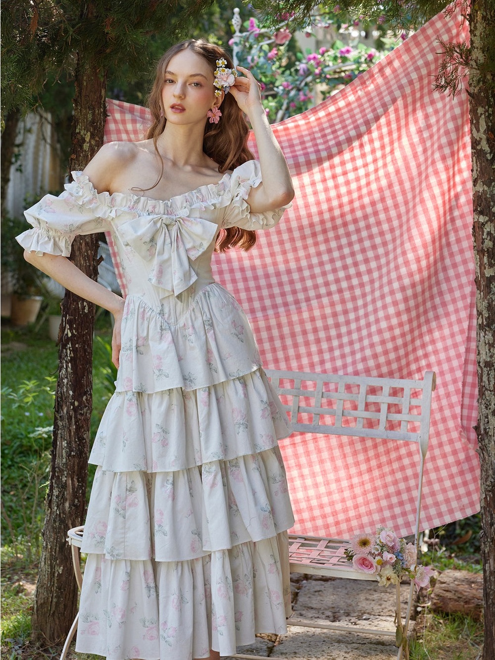 Bloom In Floral Corset Dress - Picture 12 of 12